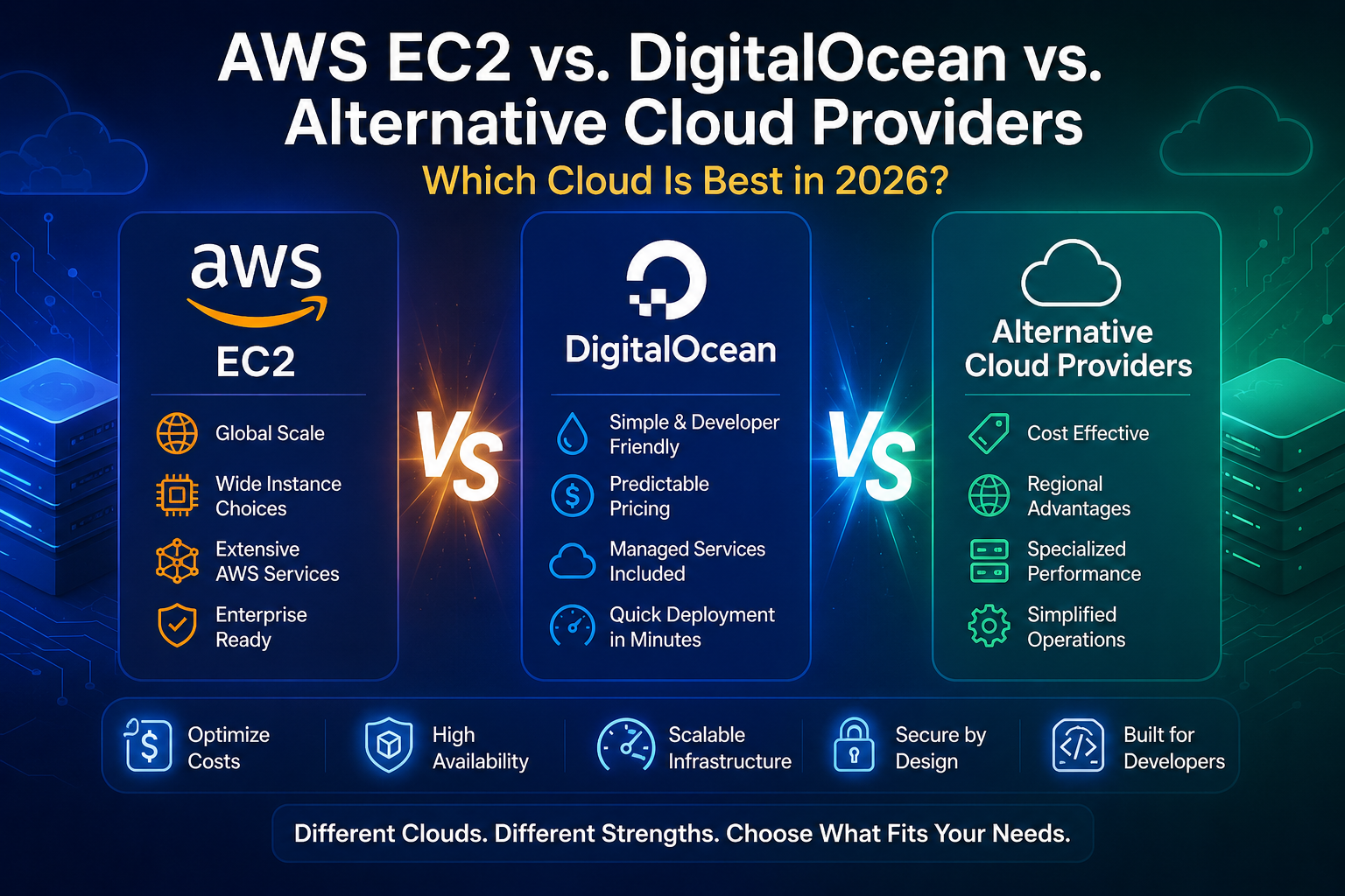 AWS EC2 vs. DigitalOcean vs. Alternative Cloud Providers: Which Cloud Is Best in 2026?